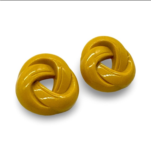 Vintage 1960s large  MOD earrings